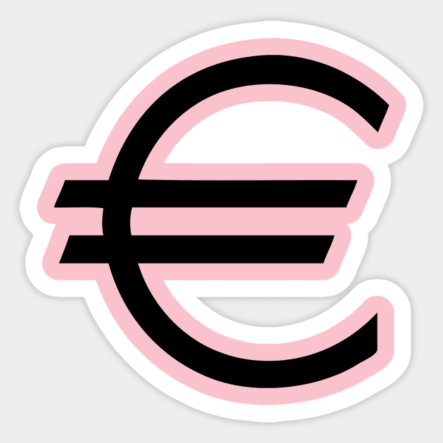 euro Sticker by Huggy Mauve